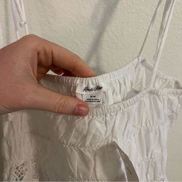 Urban Outfitters Kimchi Blue Alessia Lace Cropped Babydoll Cami - Picture 7 of 9